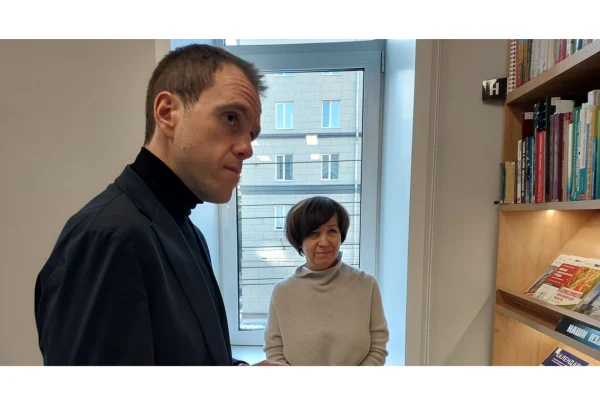 Состоялся рабочий визит заместителей министра культуры Новосибирской области Михаила Симоняна и Владимира Деева в НГОНБ