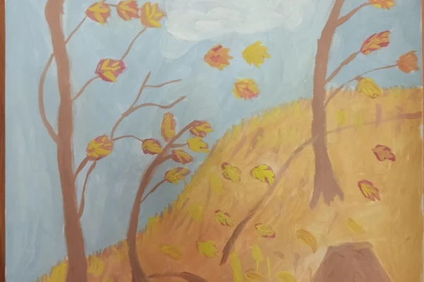 Победители конкурса рисунков «Осенний Есенин»