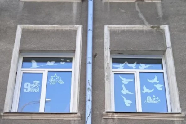 Библиотека приняла участие в акции Окна Победы