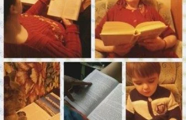 В моей семье читают все