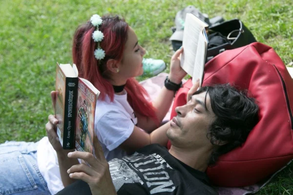 Библиотека на траве