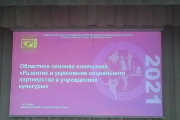 Выездной семинар-совещание «Развитие и укрепление социального партнерства в учреждениях культуры» прошел в Ордынском районе